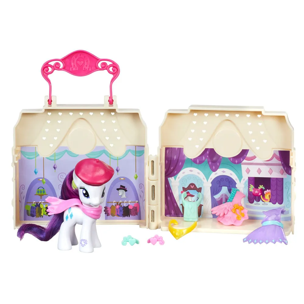 My Little Pony Explore Equestria Manehatten Rarity Dress Shop Playset