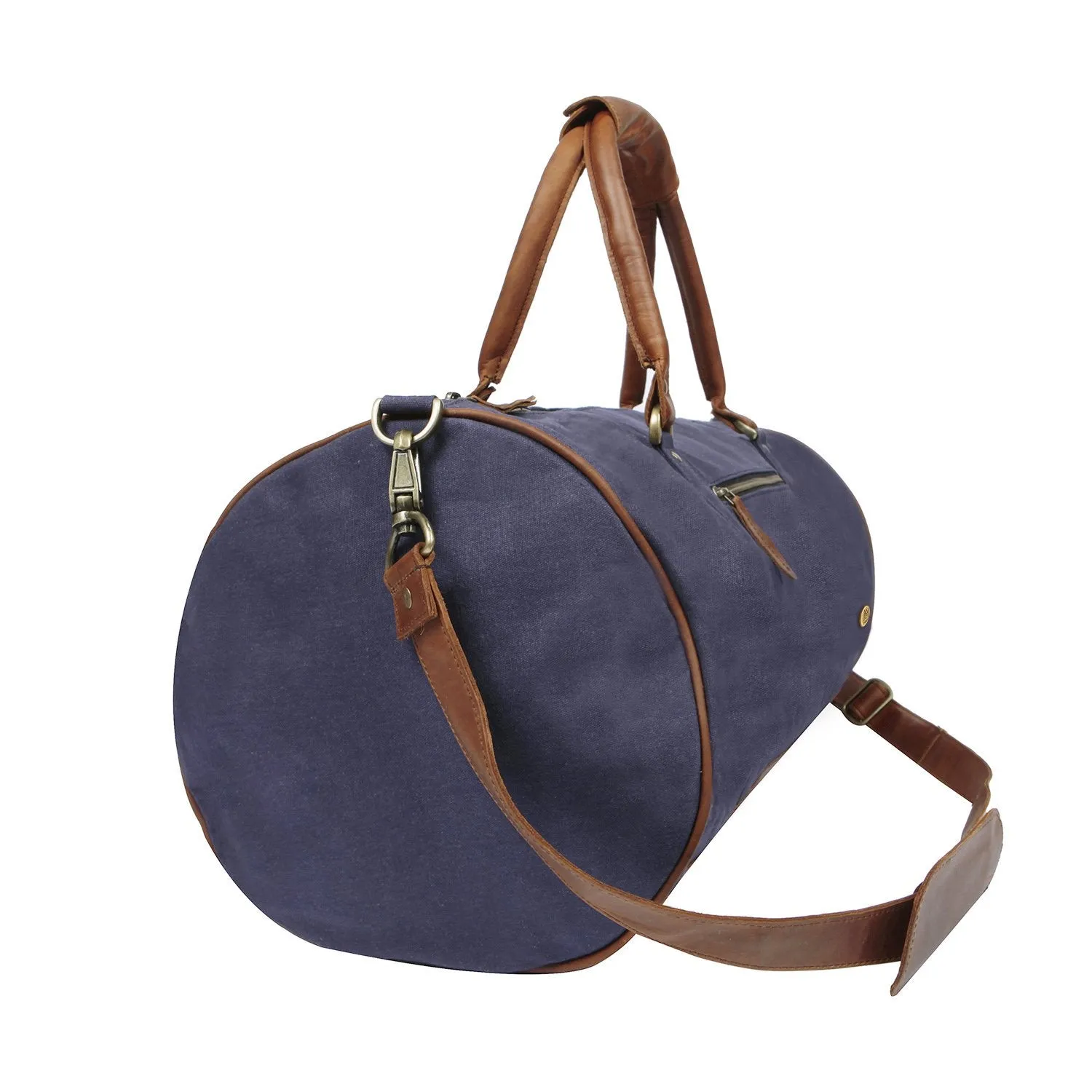 Navy Canvas Duffle