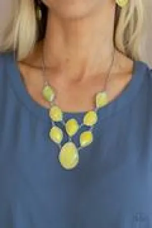 Necklace Opulently Oracle - Yellow Set B