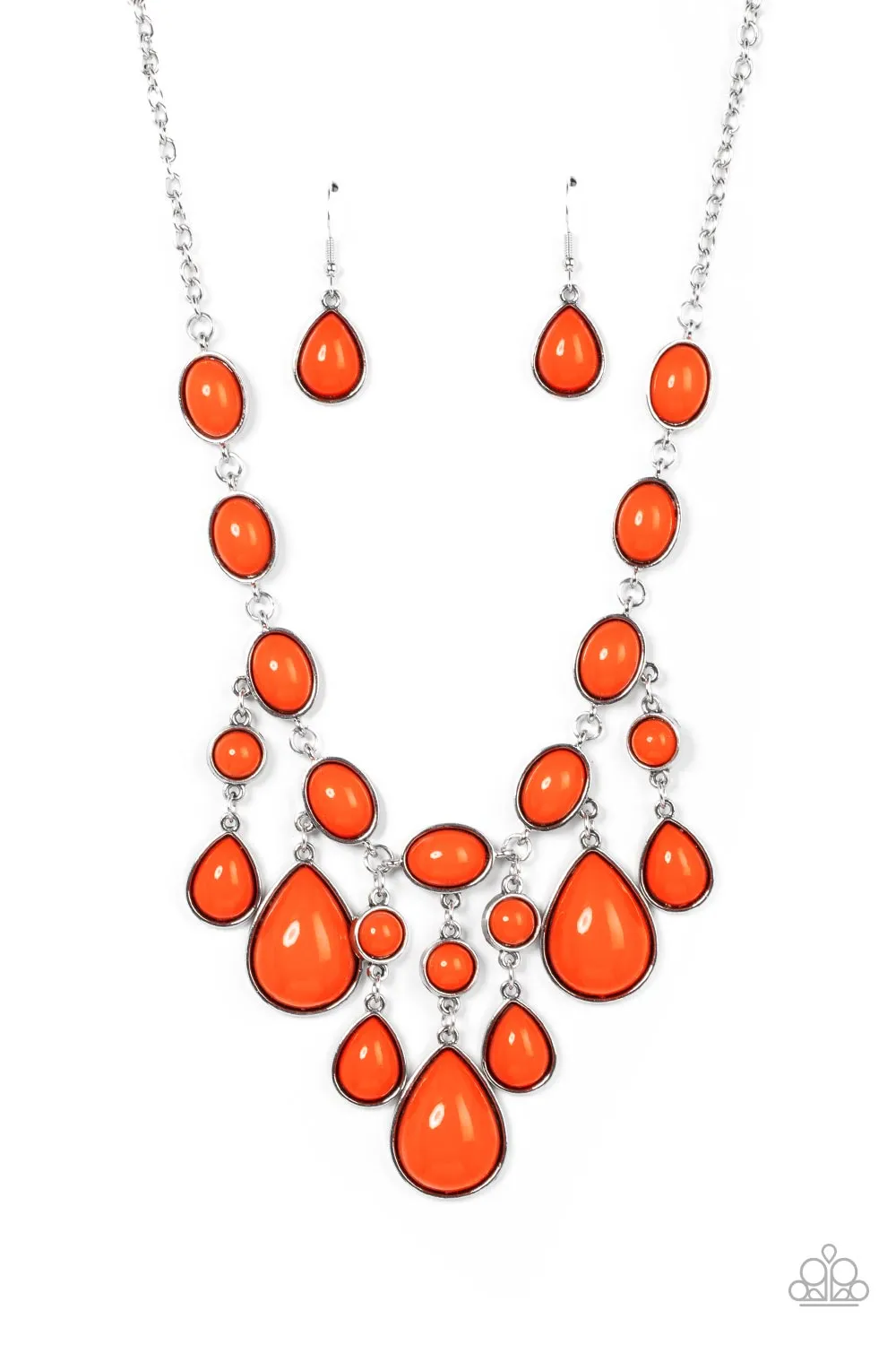 Necklaces Mediterranean Mystery - Orange N2264