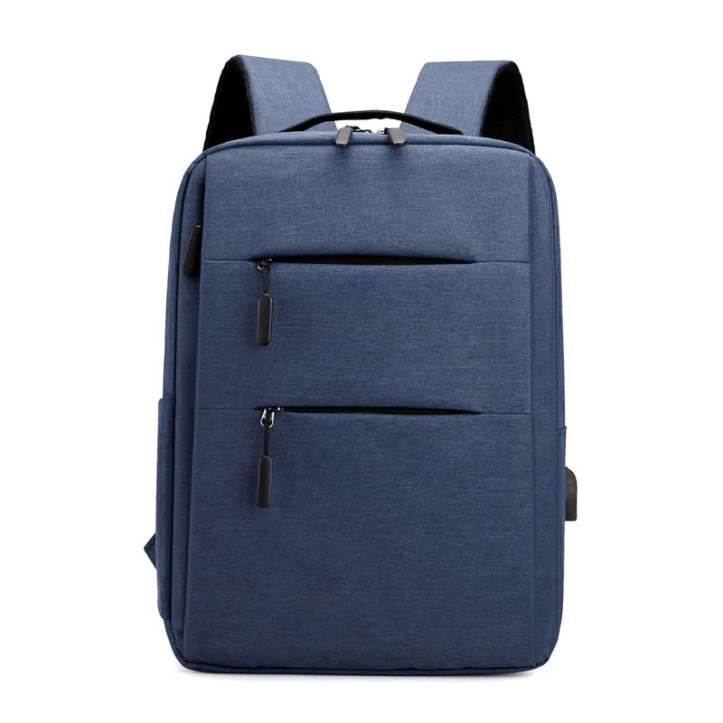 New Backpack Backpack Simple Notebook Business Computer Bag Campus Student Schoolbag Business Fashion Travel