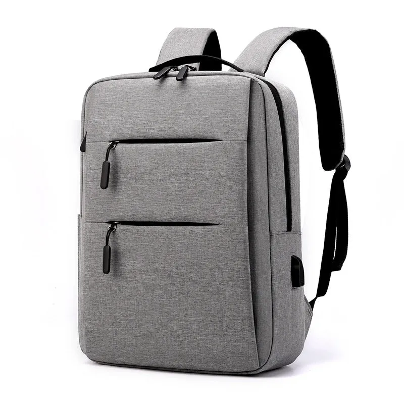 New Backpack Backpack Simple Notebook Business Computer Bag Campus Student Schoolbag Business Fashion Travel