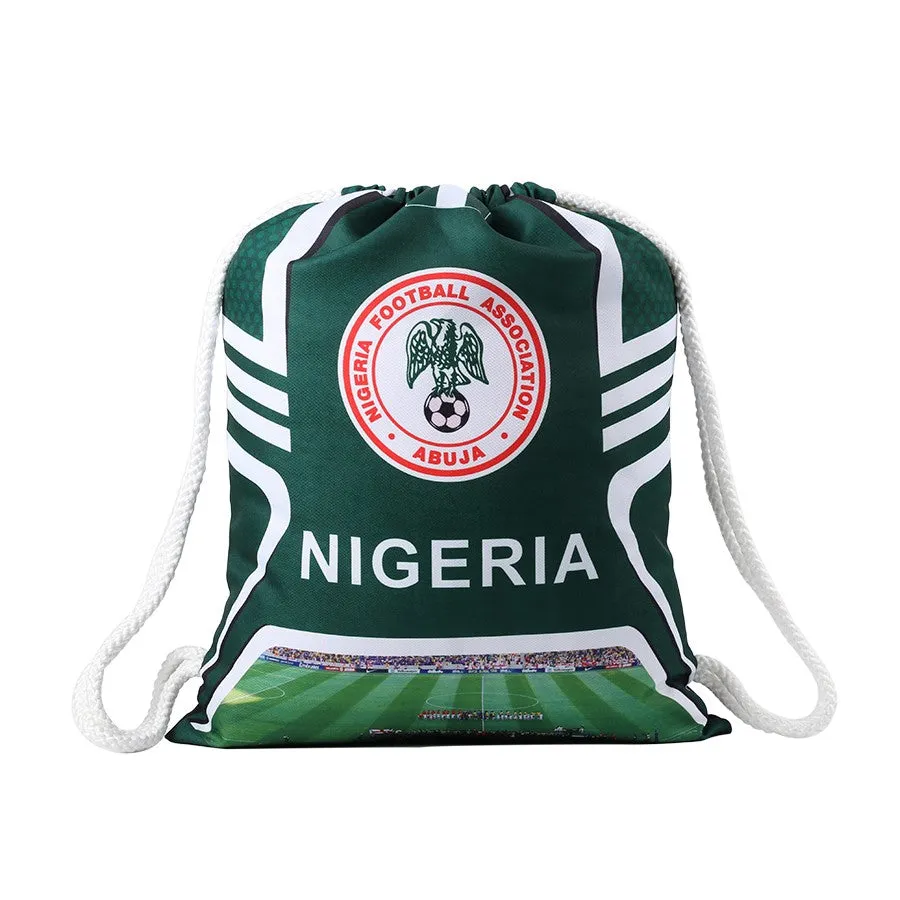 Nigeria Drawstring Bag