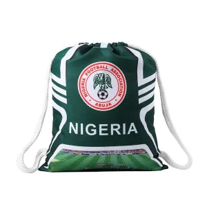 Nigeria Drawstring Bag