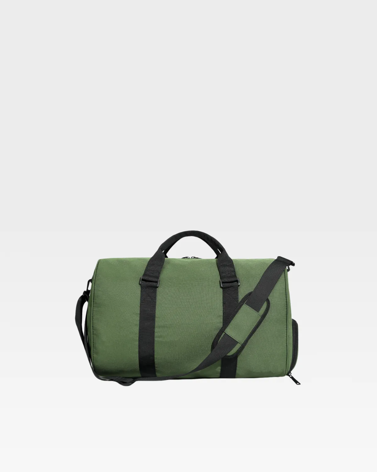 Nylon Travel Bag in Olive Green