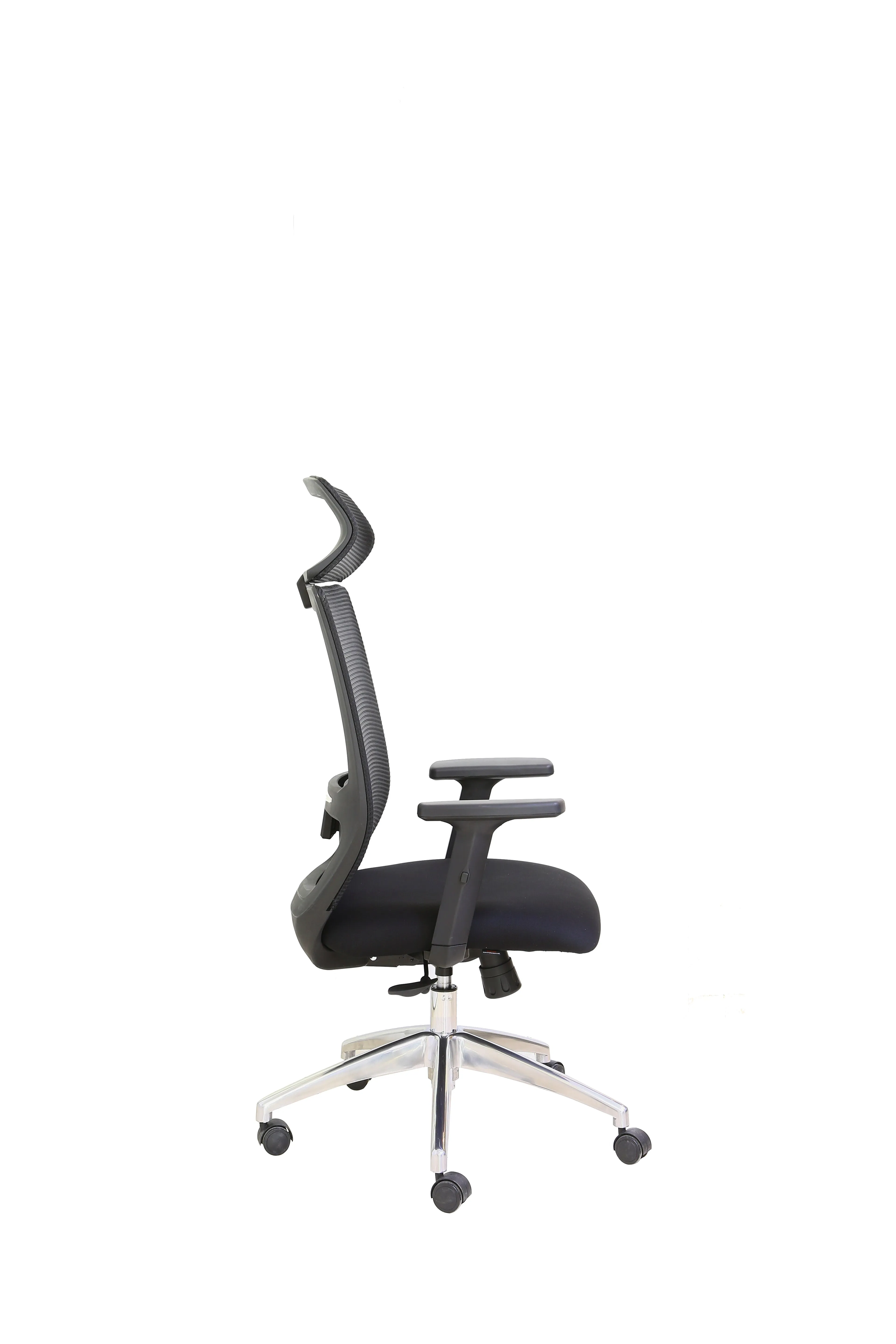 Office Desk Chair Ergonomic Computer Office Chair with Adjustable Headrest and Lumbar Support High Back Executive Swivel Chair Black - AFT9605H