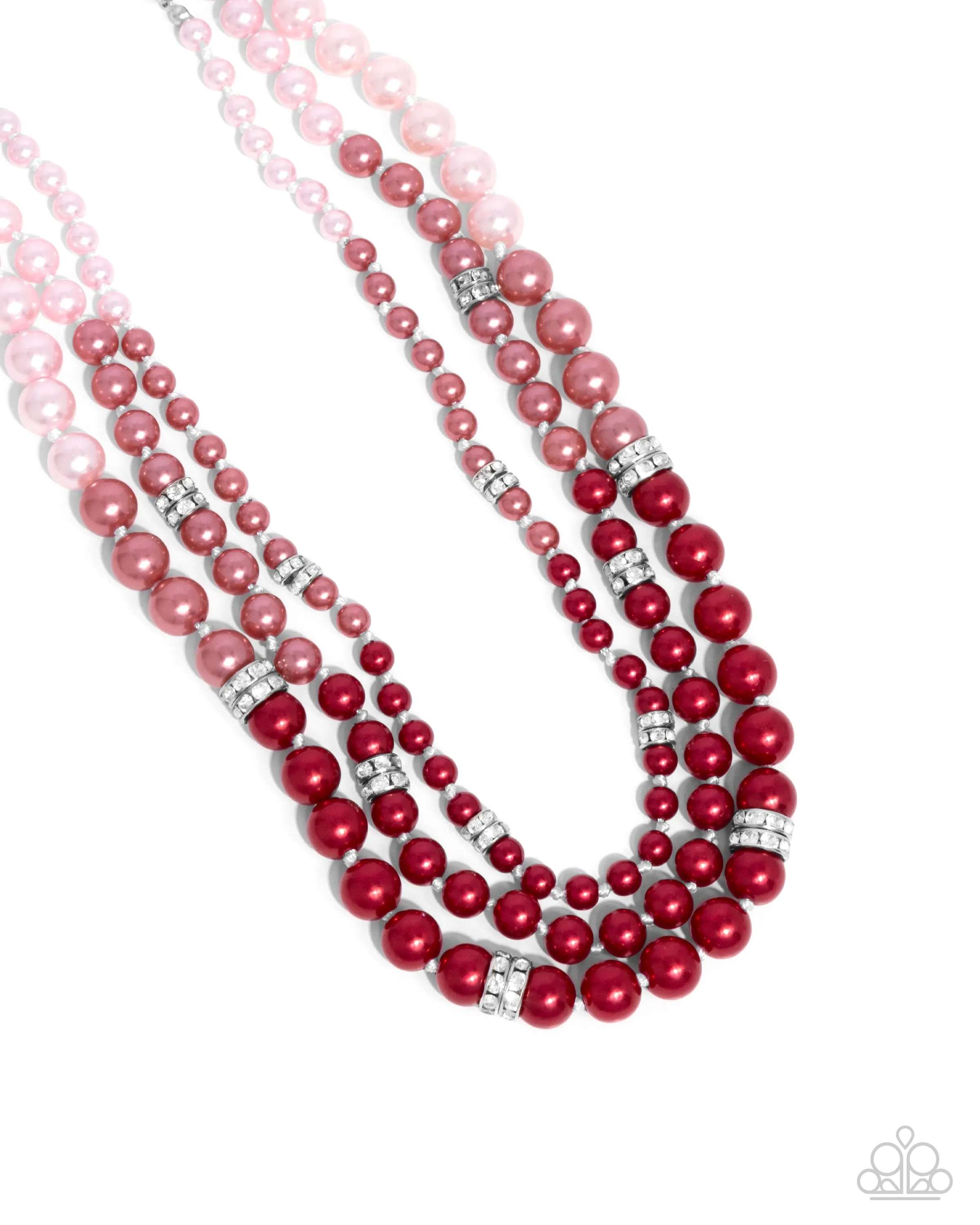 Ombré Ornament - Red Necklace