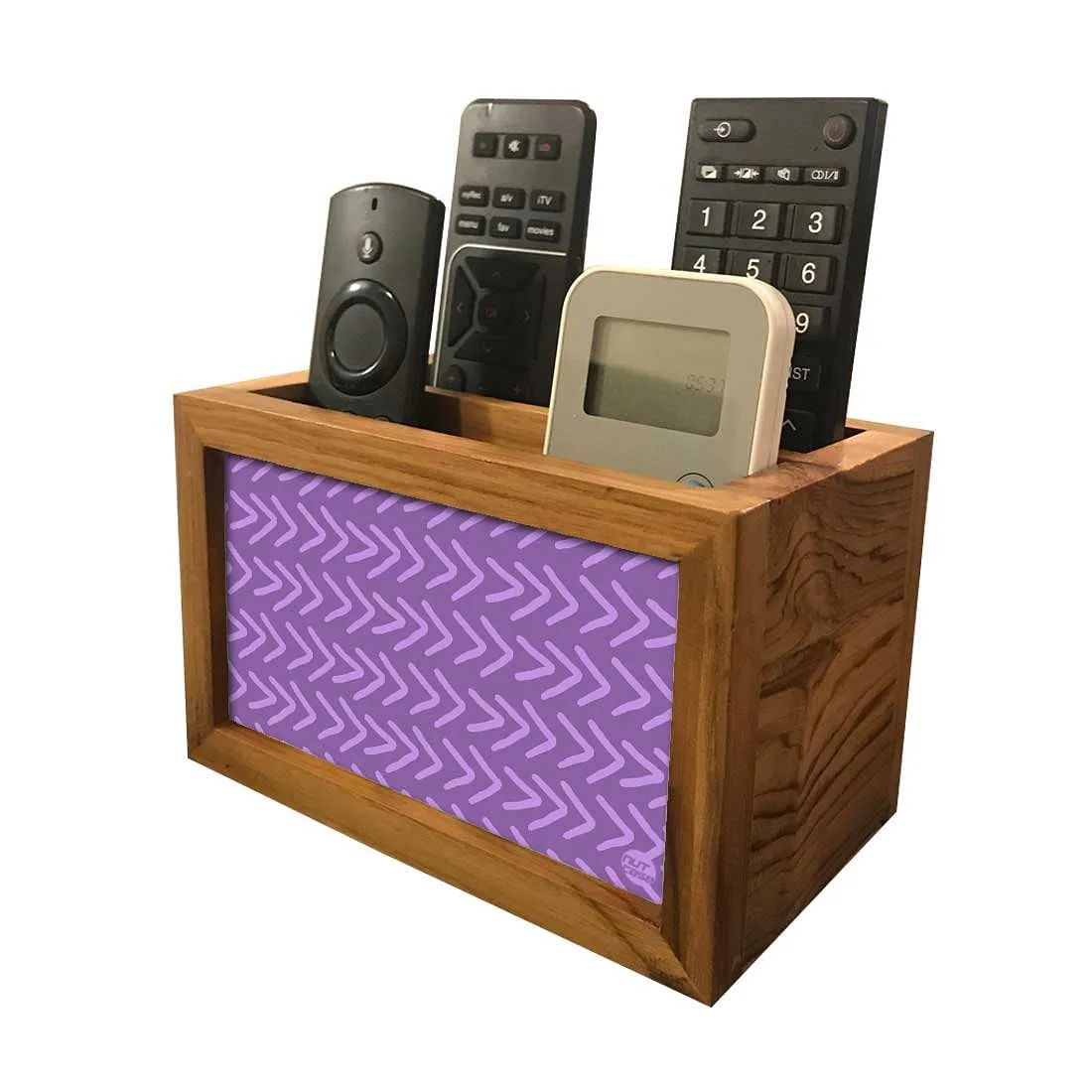 Organizer For TV AC Remotes - Pink and Purple arrows