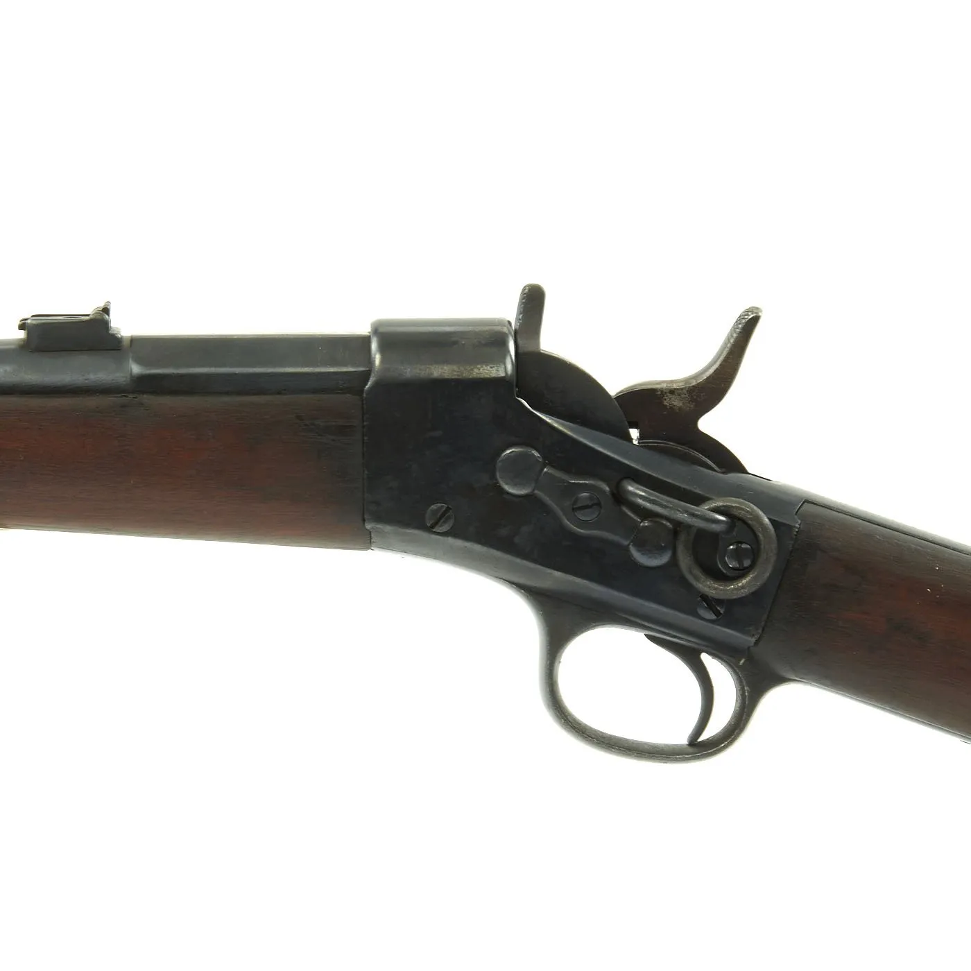 Original Argentine Remington Rolling Block Model 1879 E.N. Saddle Ring Carbine in .43 Spanish