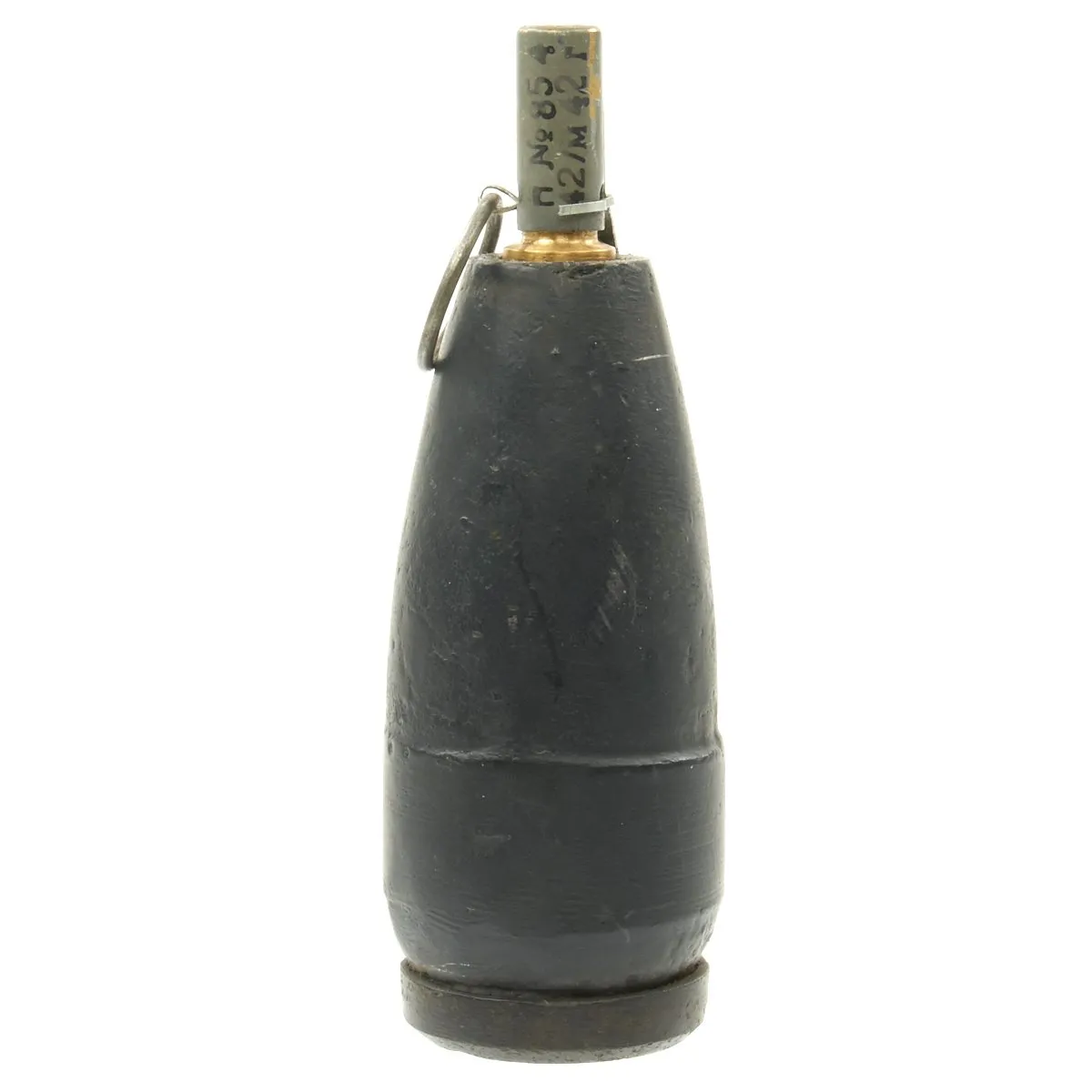 Original Finnish Winter War Russian 50mm Mortar Head Converted Hand Grenade - Inert