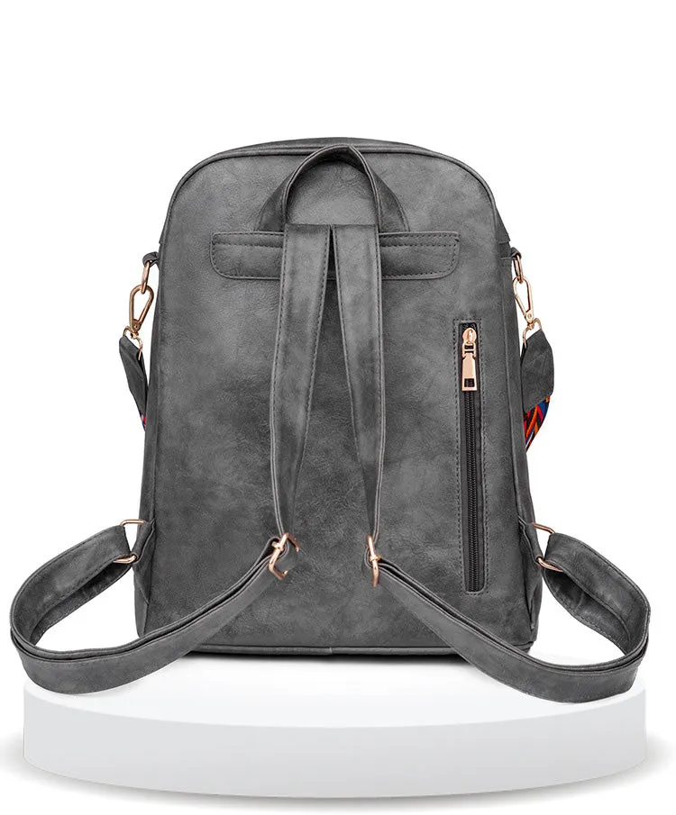 Paziye Retro Fashion Ladies Backpack Bucket Bag