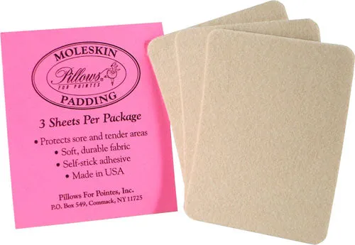 Pillows for Pointe - Medical Grade, Quality Moleskin - (MOL)