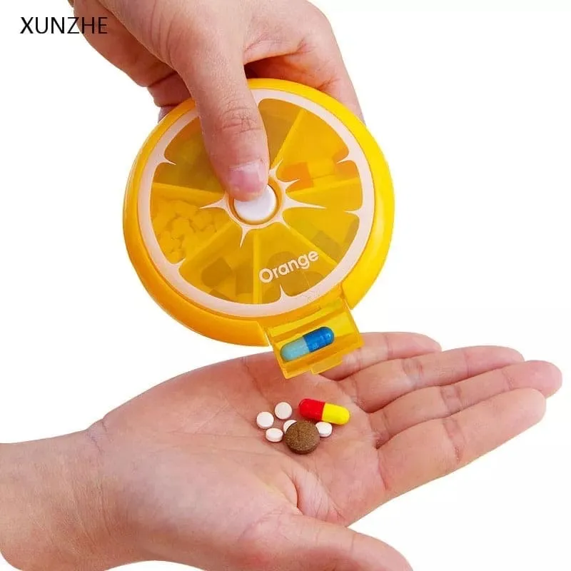 Portable Mini Fruity Medicine Box, Portable Fruit Pill Case, Travel Pill Organizer