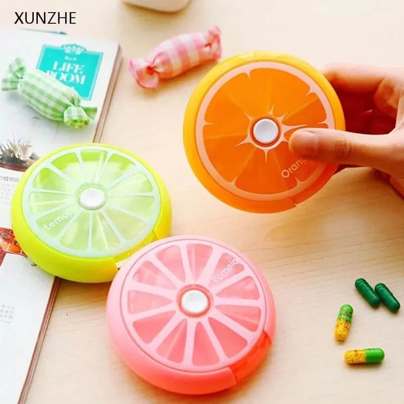 Portable Mini Fruity Medicine Box, Portable Fruit Pill Case, Travel Pill Organizer