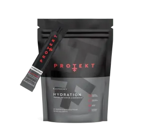 Protkt - Liquid Hydration Packet, Raspberry, 6.4 Fl Oz (10-Pack)