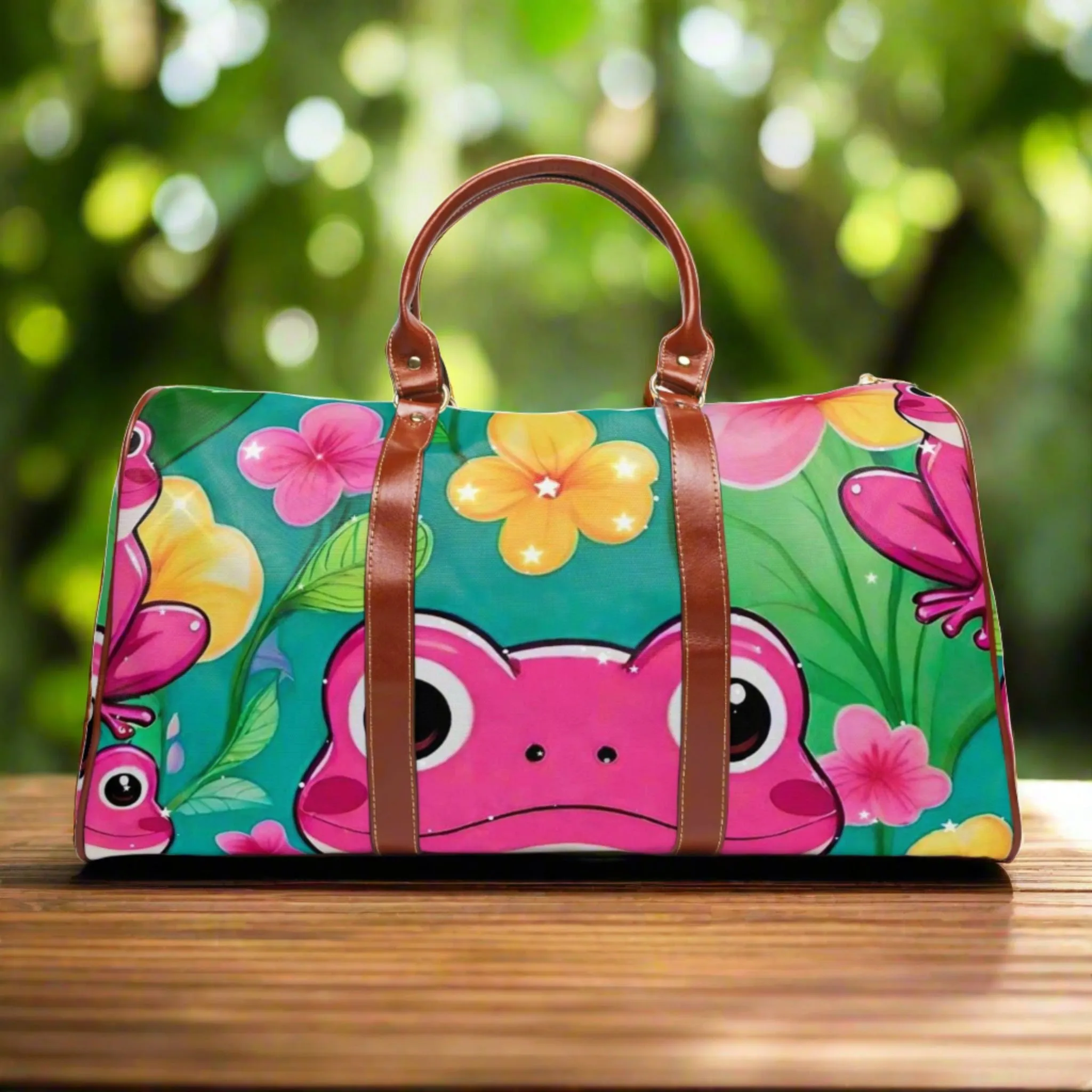 "Pink Frog" Waterproof Travel Bag