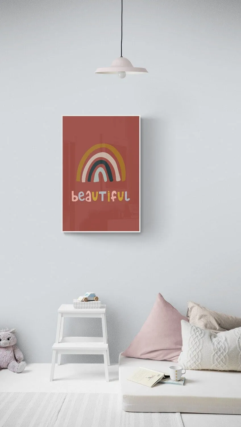 Rainbows Are Beautiful Framed Art Print