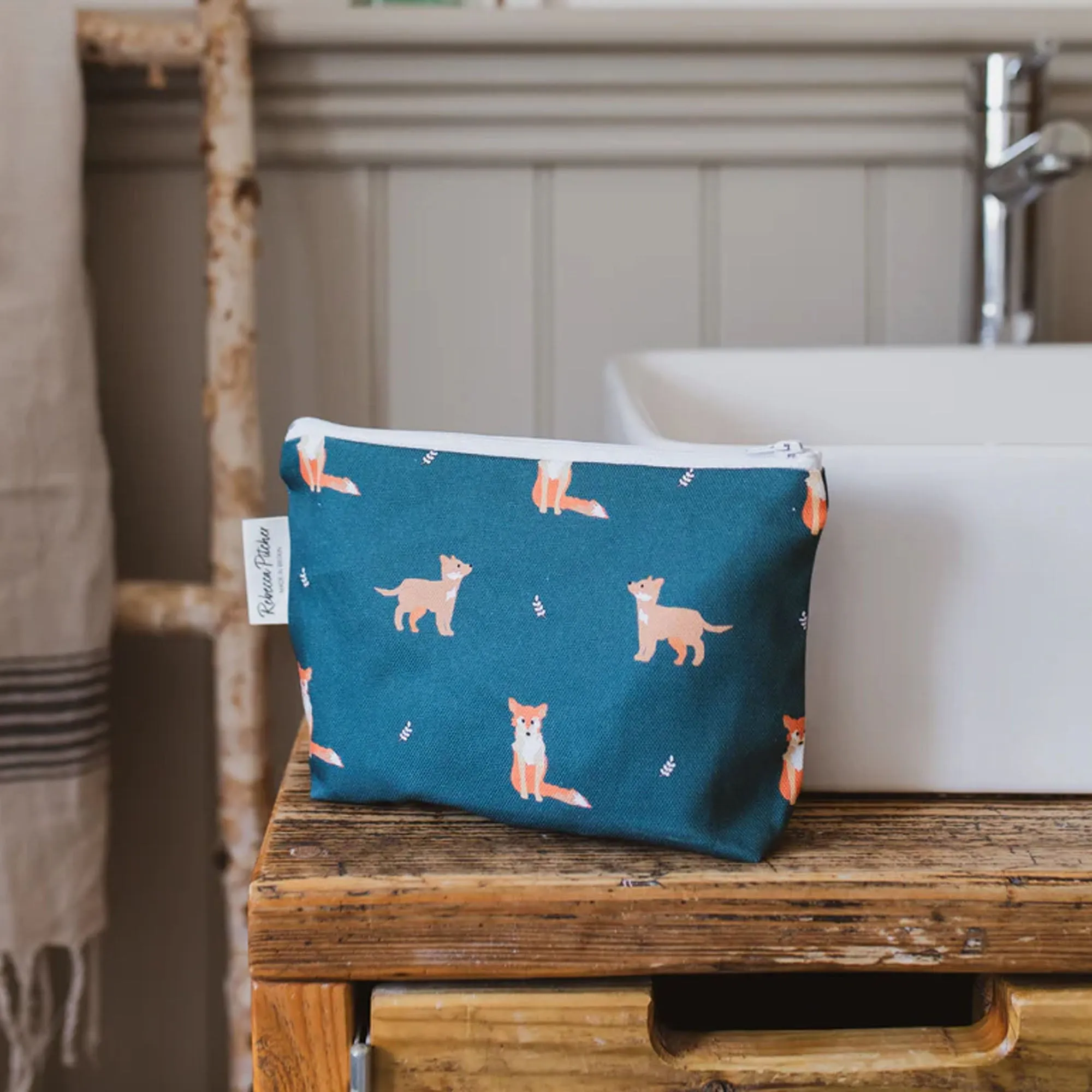 Rebecca Pitcher Make Up Bag Fox