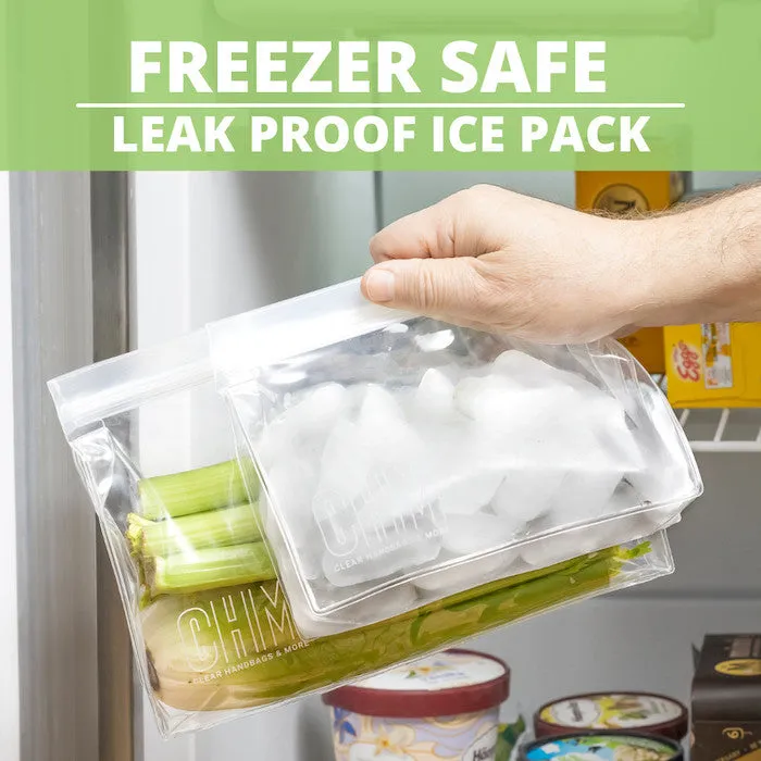 Reusable Food Storage Bags Freezer & Dishwasher Safe 6 Pack 3 Large   3 Small Food Sandwich Bags BPA Free Resealable Plastic Bags For Kitchen Organization or Use As Leakproof Clear Lunch Box Ice Pack