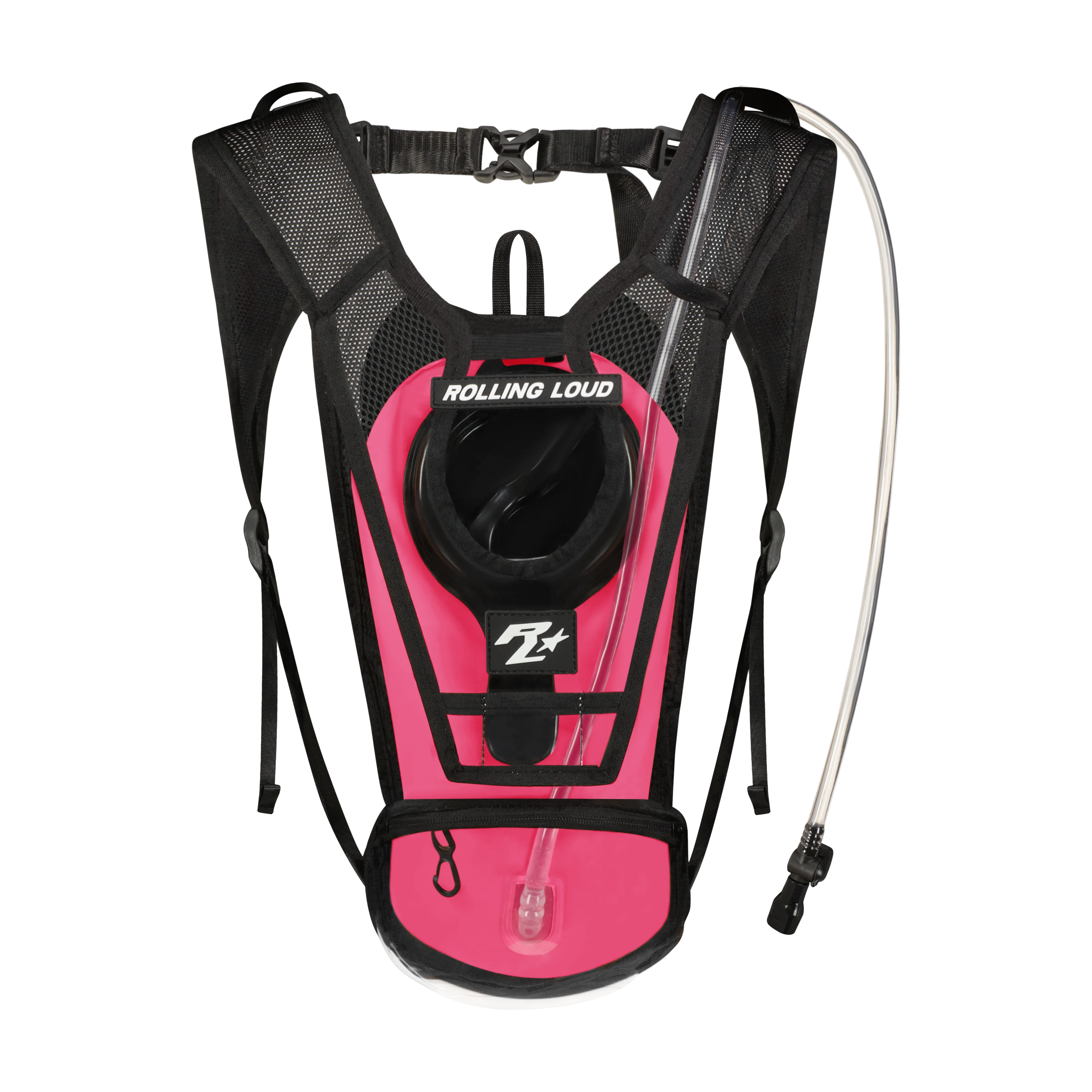 RL  Clear Pink Hydration Backpack - Festival Approved