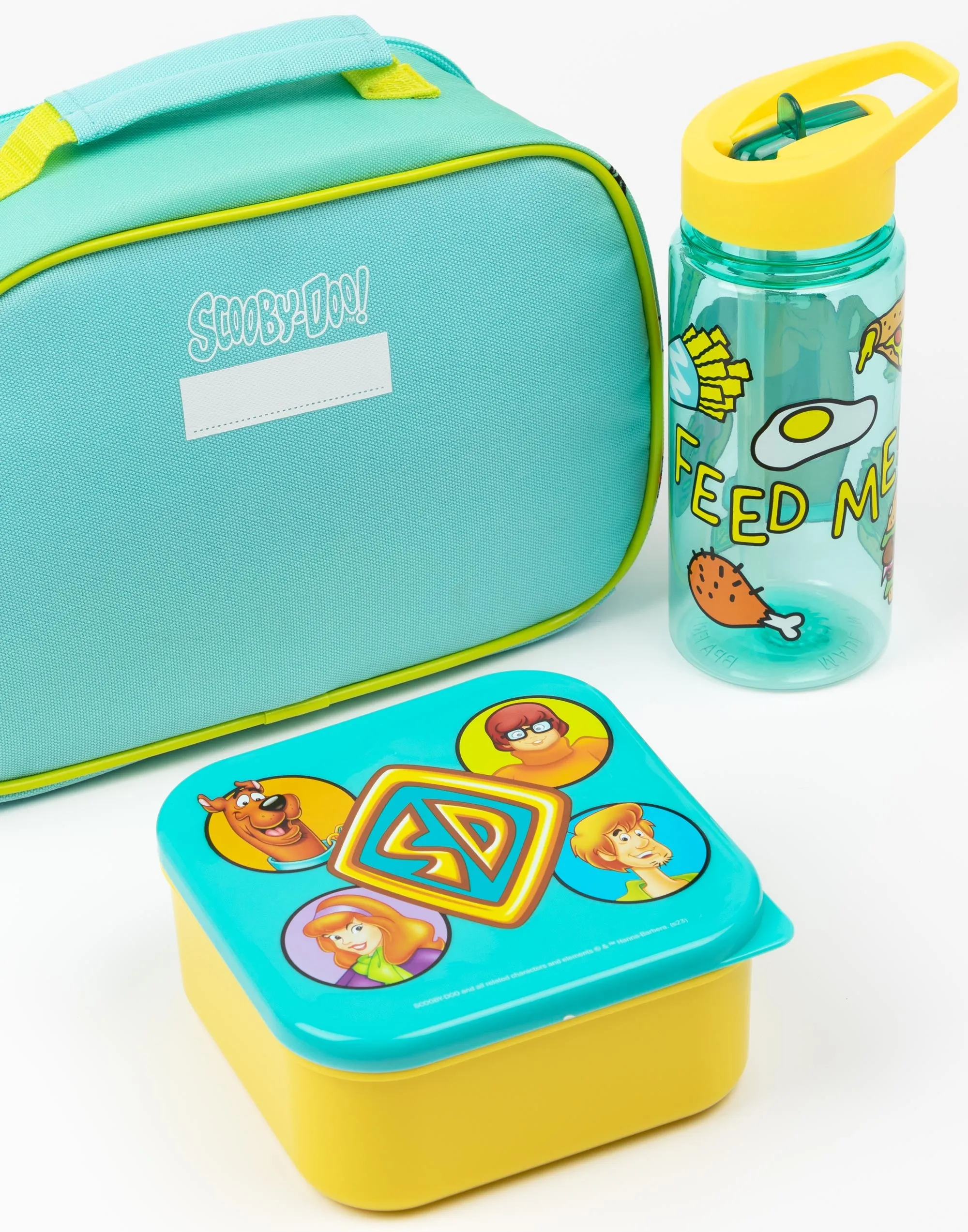 Scooby Doo Unisex Kids Blue Lunch Bag and Bottle Set