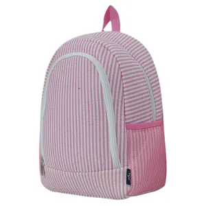 Seersucker Pink Small Size NGIL Canvas Backpack