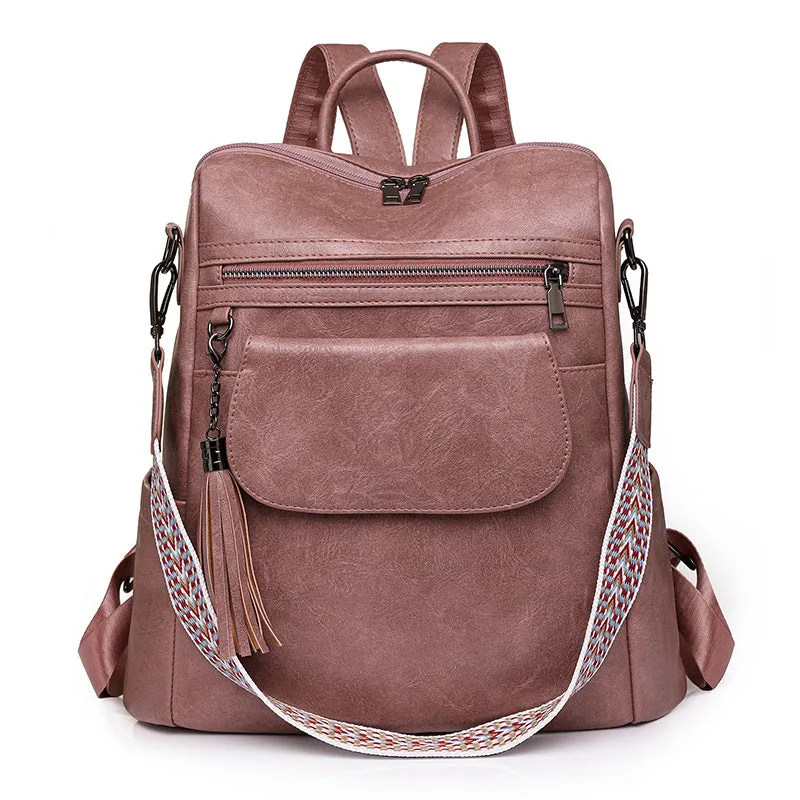 SHOULDER BAG FOR WOMEN, LARGE CAPACITY RETRO DUAL-PURPOSE SINGLE SHOULDER CROSSBODY BAG, CASUAL WOMEN'S BACKPACK