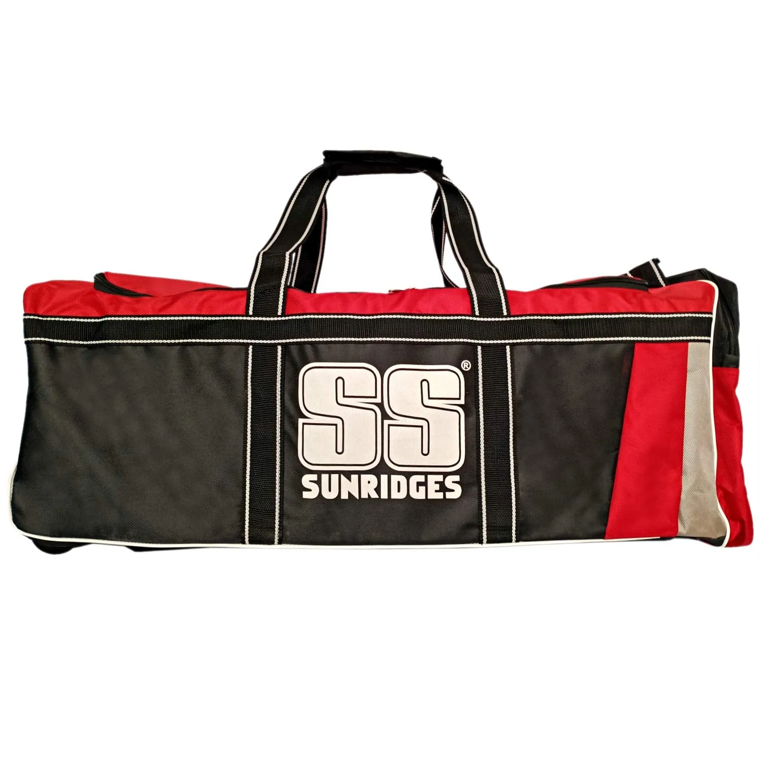 SS Elite Pro Cricket Kit Bag With Wheels - Black/Red