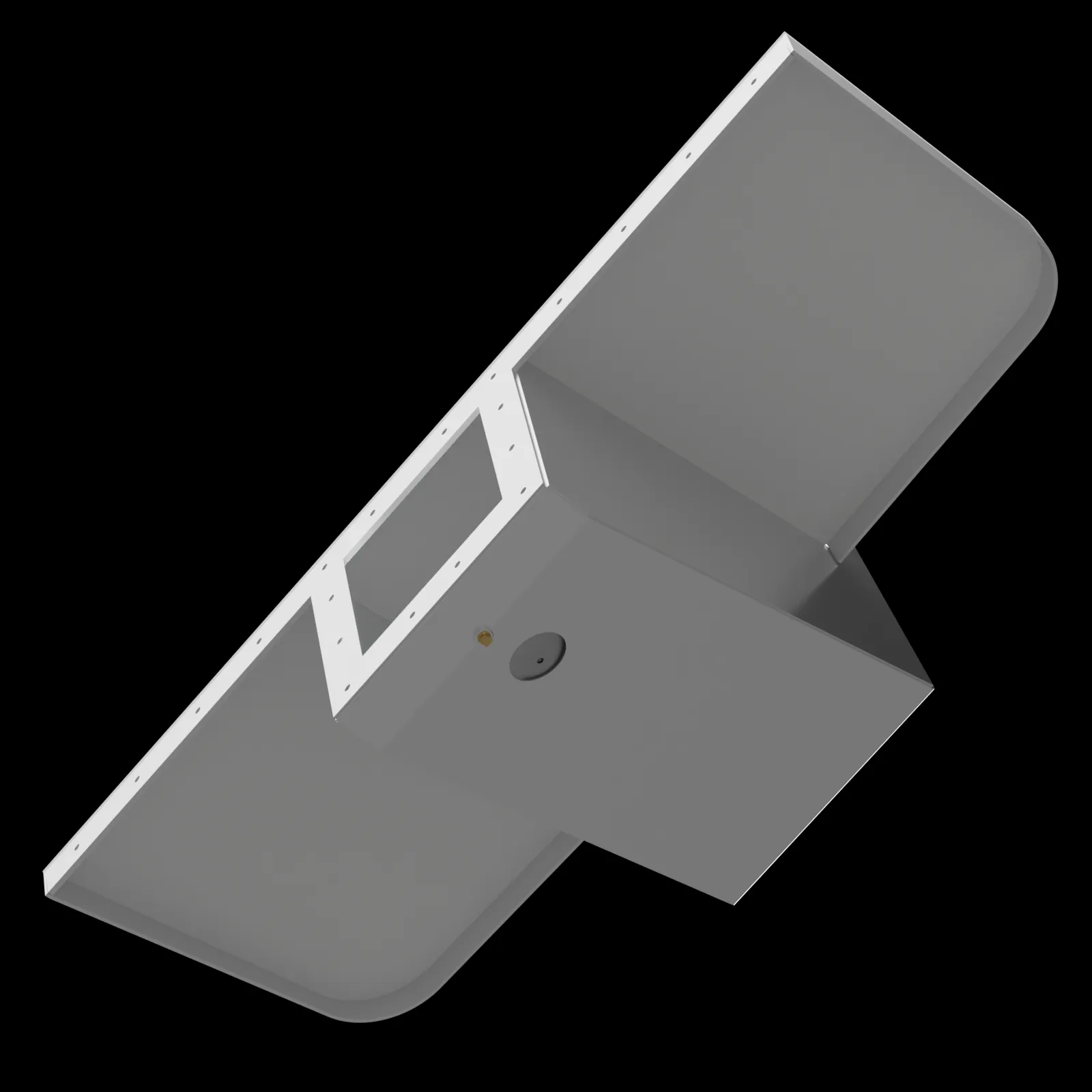 Standard Apex Single Engine 12° Transom Bracket