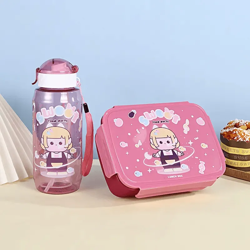 Student Lunch Box & Water Bottle Set