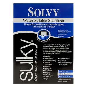 Sulky Solvy Stabilizer - Clear