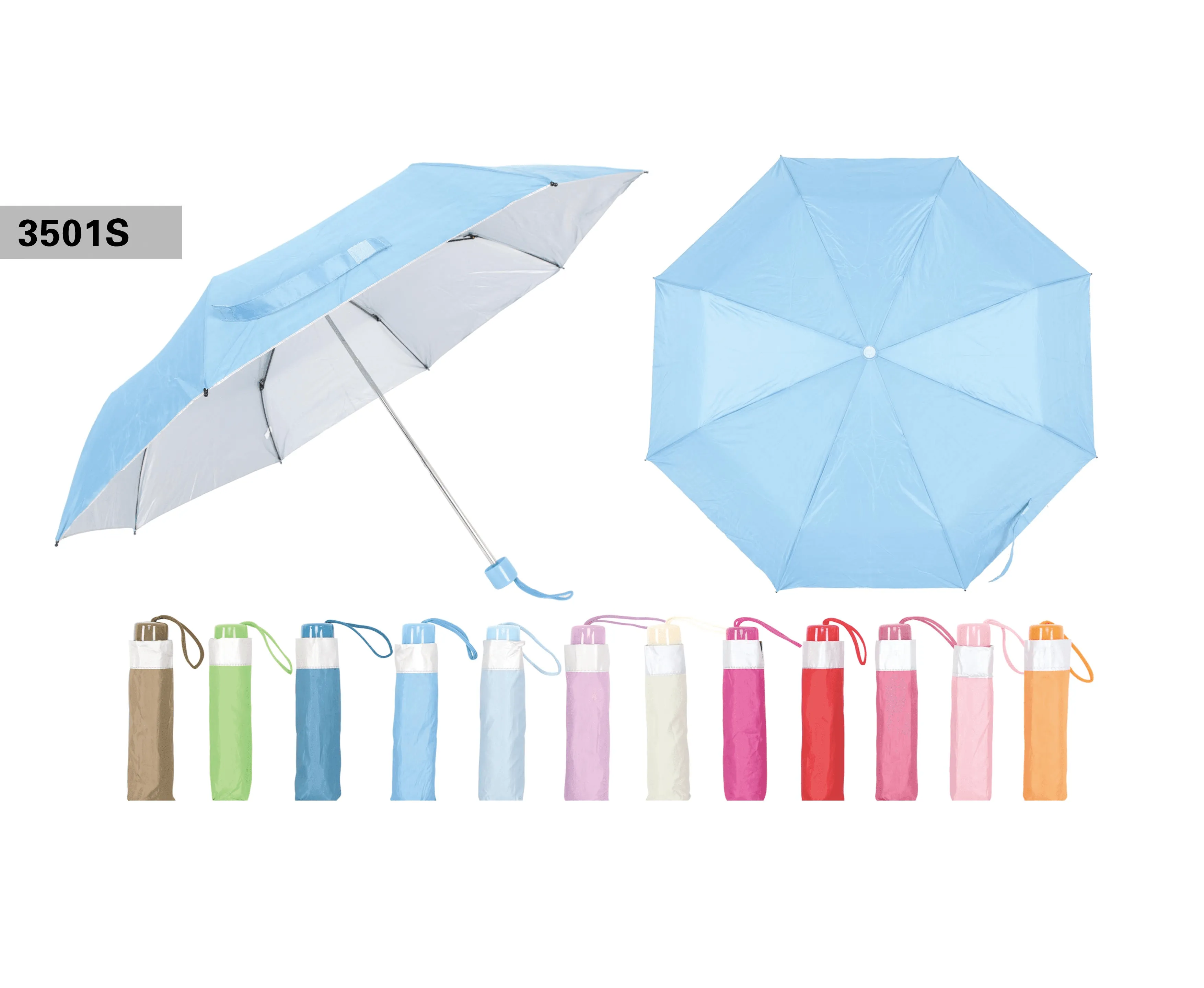 Susino Three Fold Umbrella Compact Size - 3501S