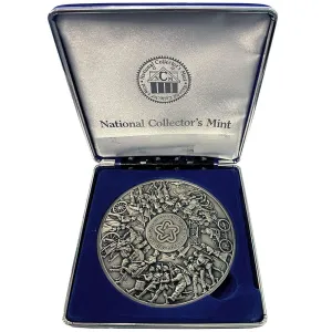 The 1976 Medallic Art Calendar 575 Grams (18.48 toz) Sterling Silver Medal - Scarce