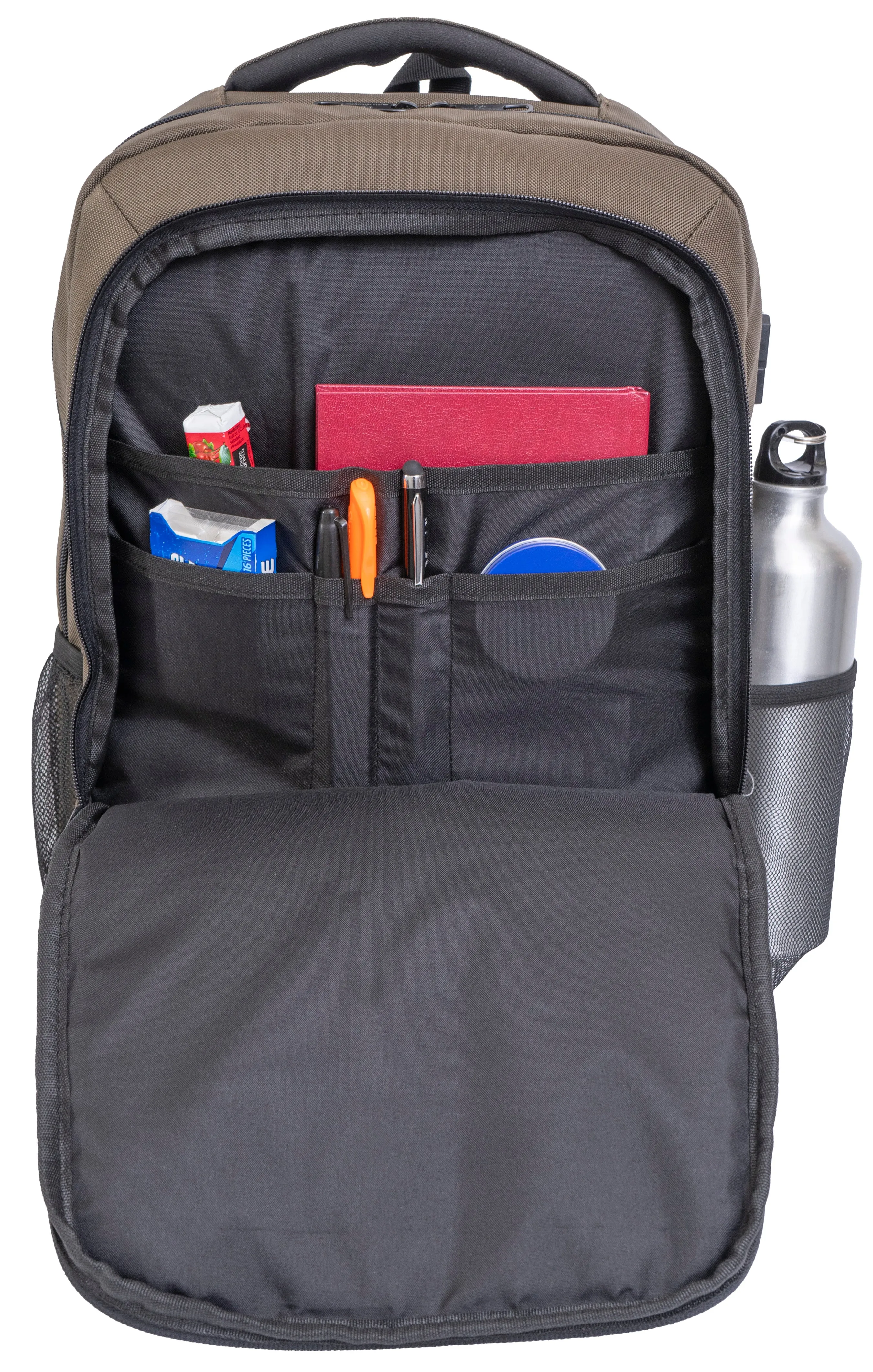 The Hamilton | 18-In 1680D Workbook Backpack with USB Port