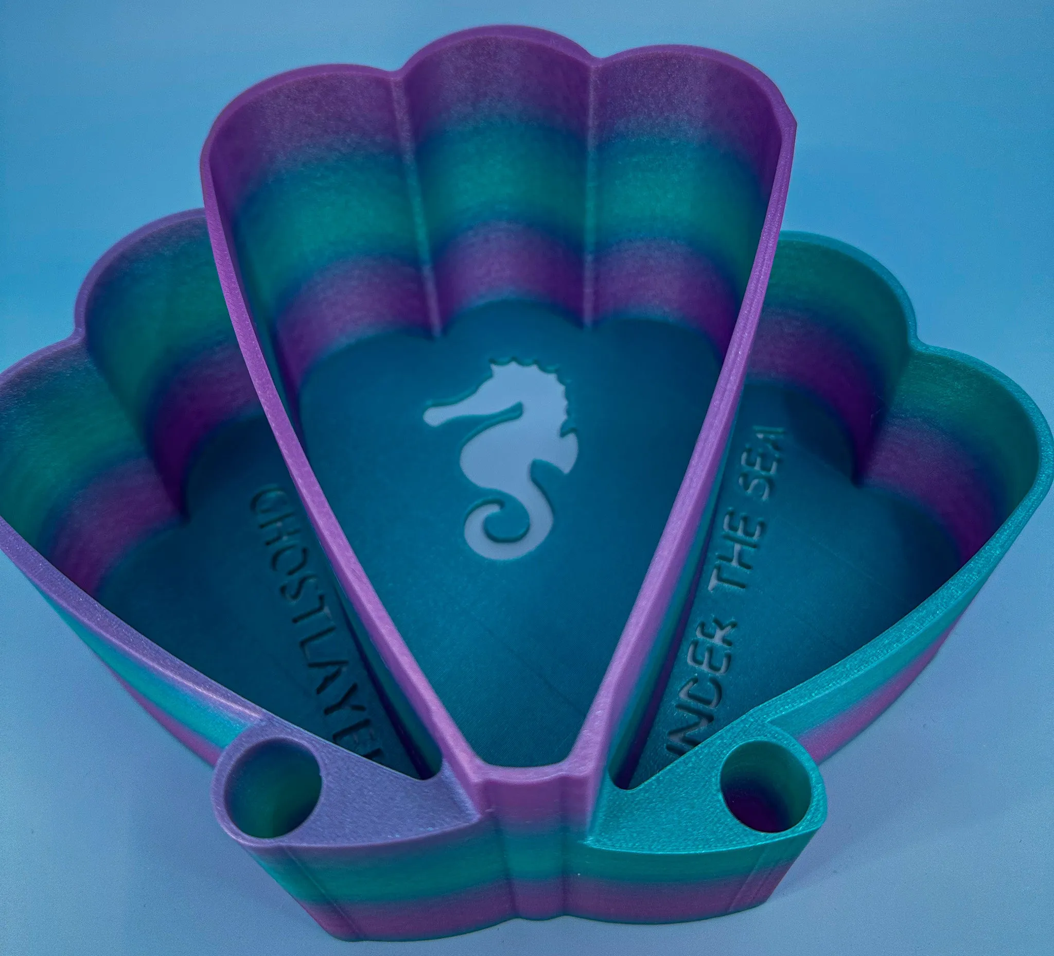 The Seashell- "Under the Sea Collection"-Dog Grooming Brush, Comb, Everything Holder, Organizer