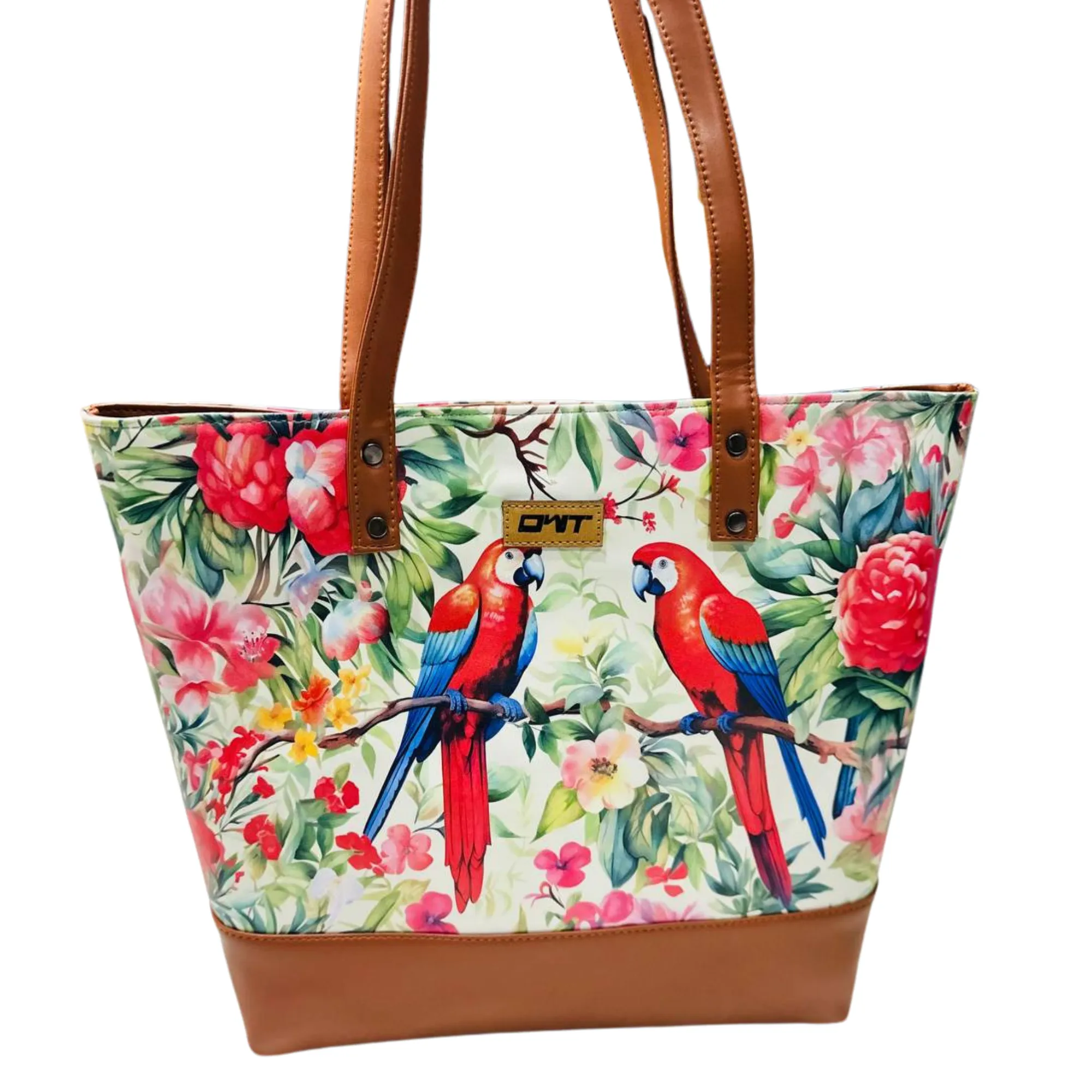 TOTE PARROT PRINT