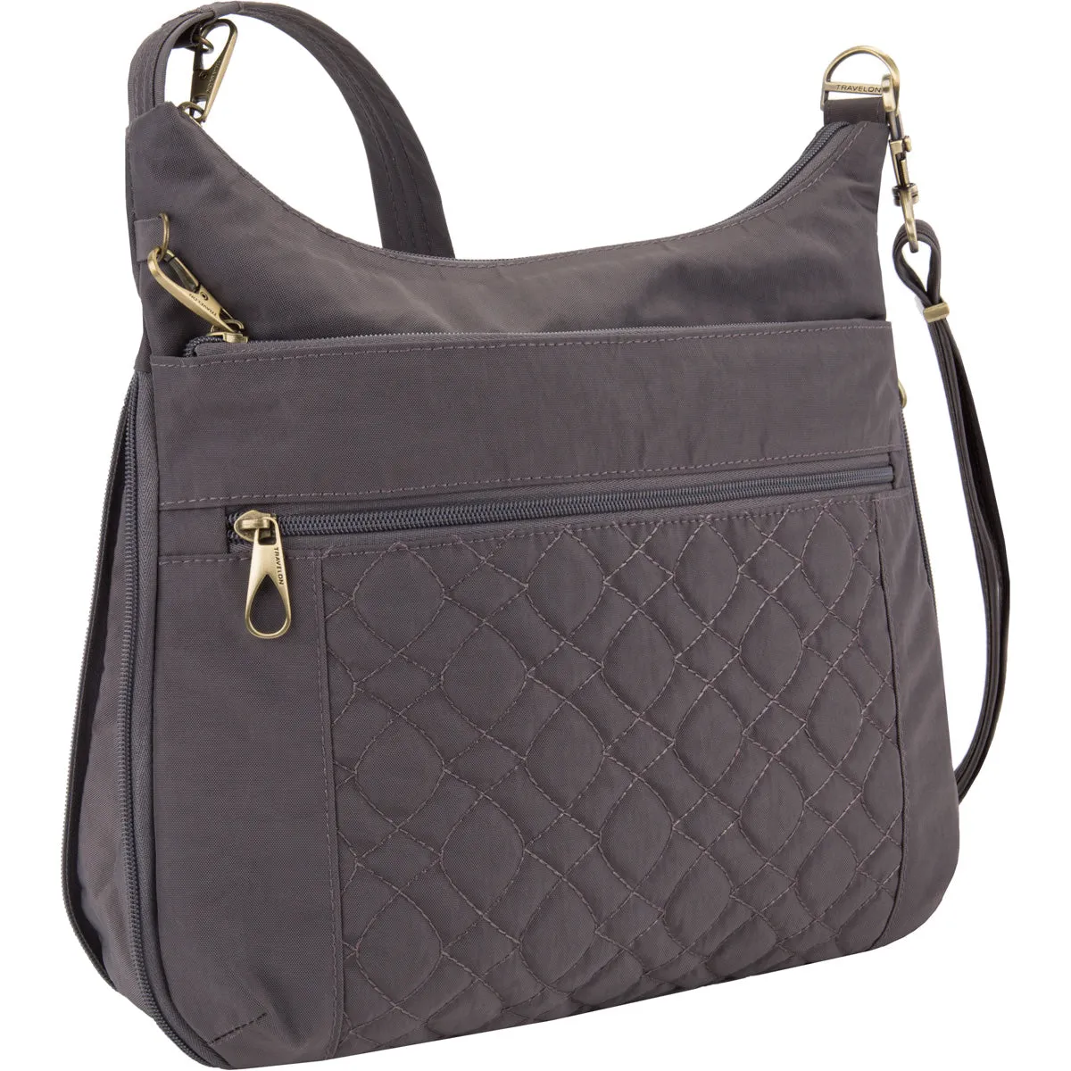 Travelon Anti-Theft Signature Quilted Expansion Crossbody