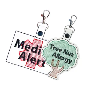 Tree Nut Allergy & Large Medical Alert Bundle