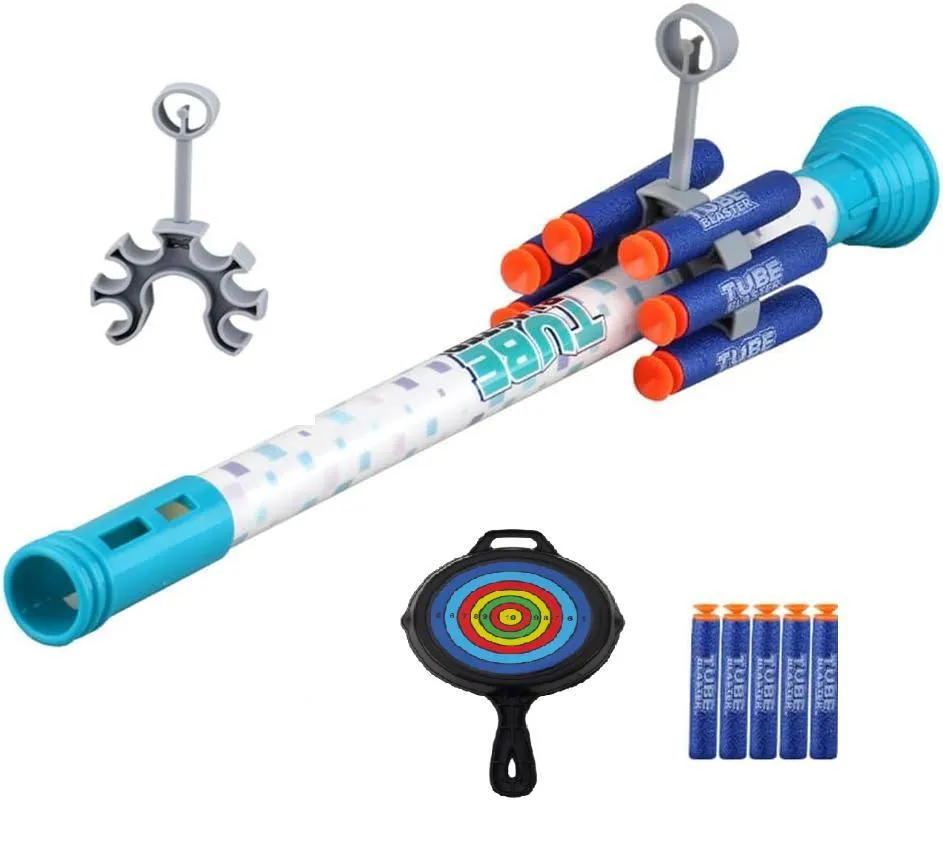 Tube Blaster Blow Dart Shooter Set - Ages 6  - 1PC Assorted Color