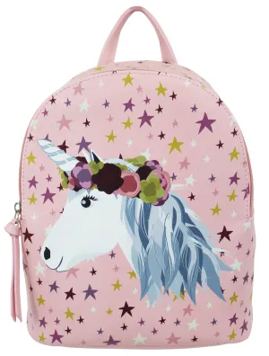 Unicorn Star Backpack in Blush