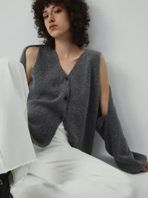 Utility Sweater Graceful Vest With Bolero