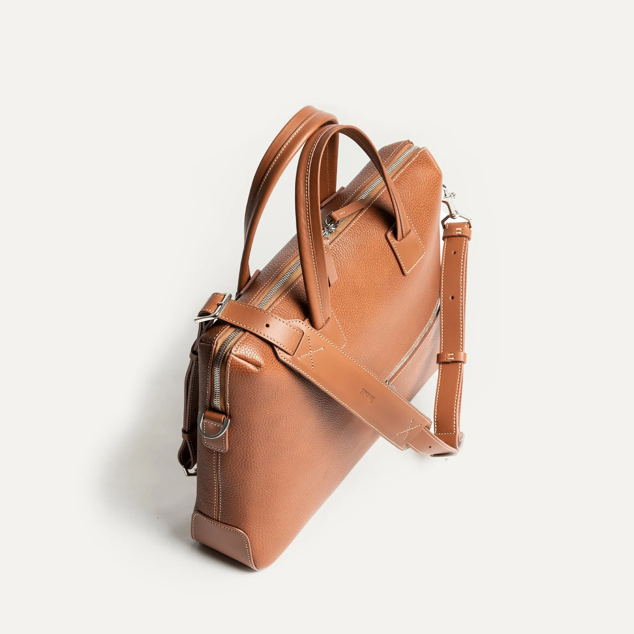 VALENTIN | Cuir grainé cognac