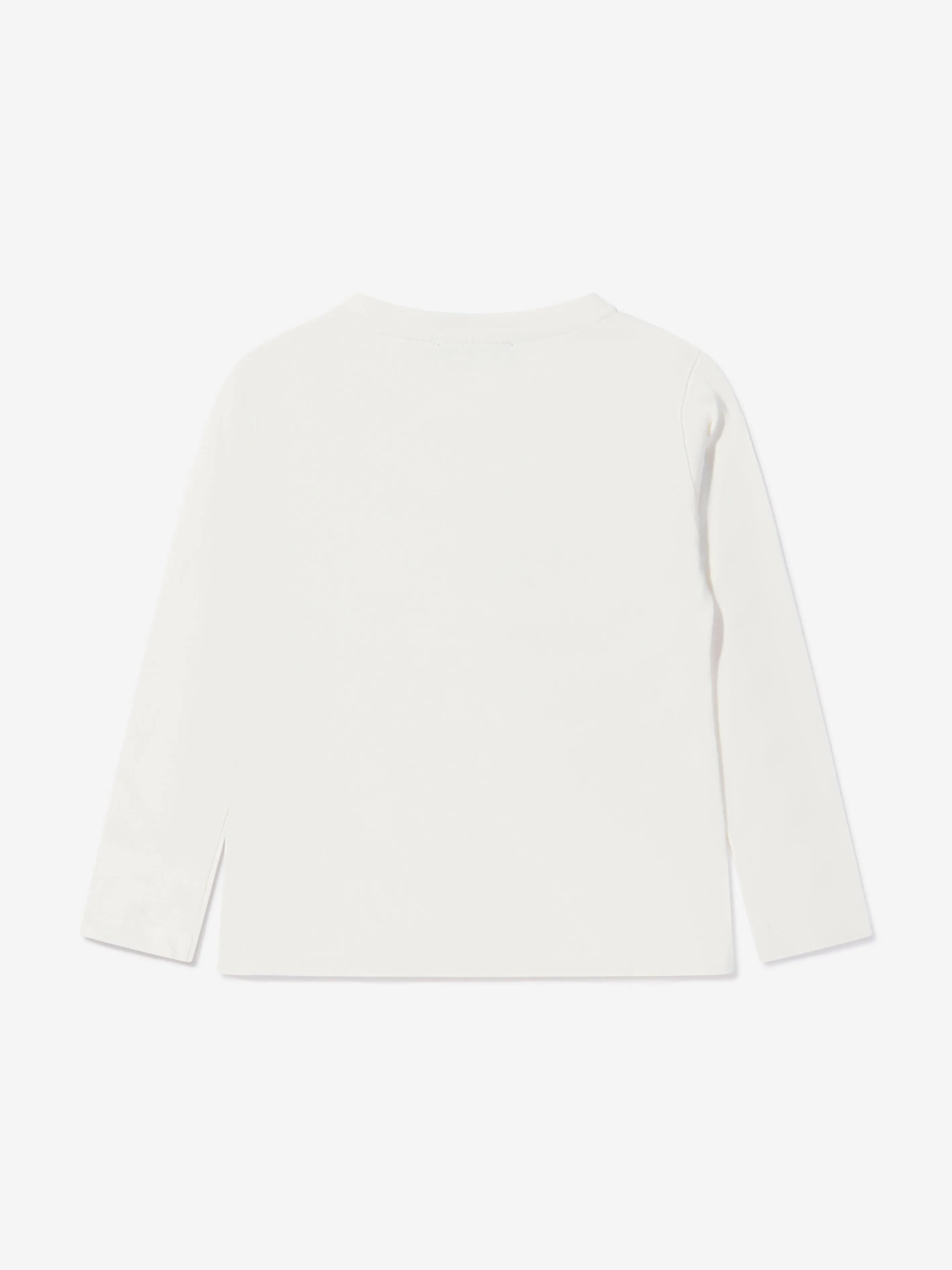 Versace Girls Long Sleeve Box Logo T-Shirt