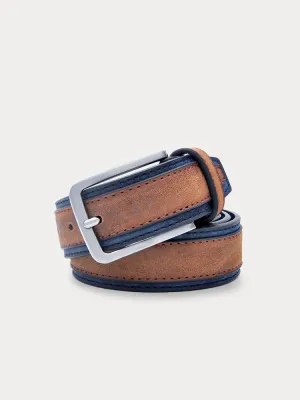 Vintage Durable PU Cowhide Belt