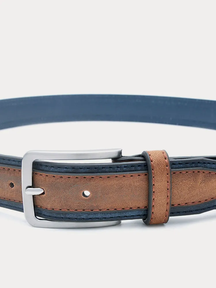 Vintage Durable PU Cowhide Belt