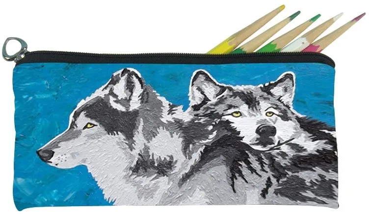 Wolf Kitten Pencil Bag- Spirited Pack