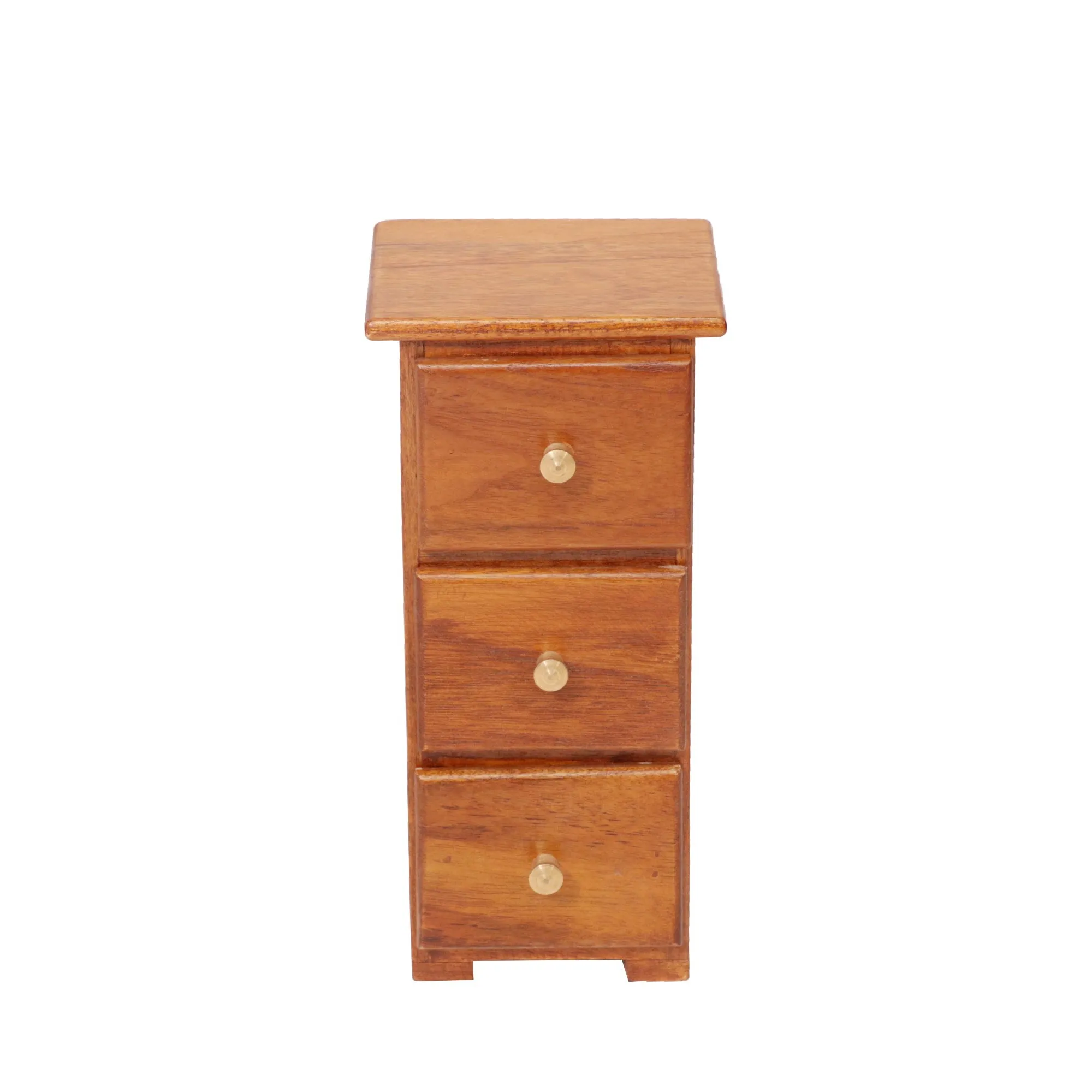 Wooden Miniature Outer Space 3 Drawer Chest Tower (The product is used as Desk organiser) (Natural Touch)